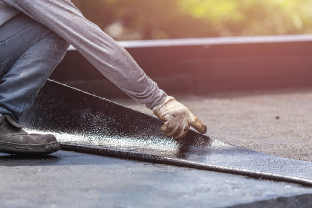 Professional Exterior Waterproofing technician working in Derwood, MD